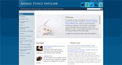 Desktop Screenshot of animalethics.org.au